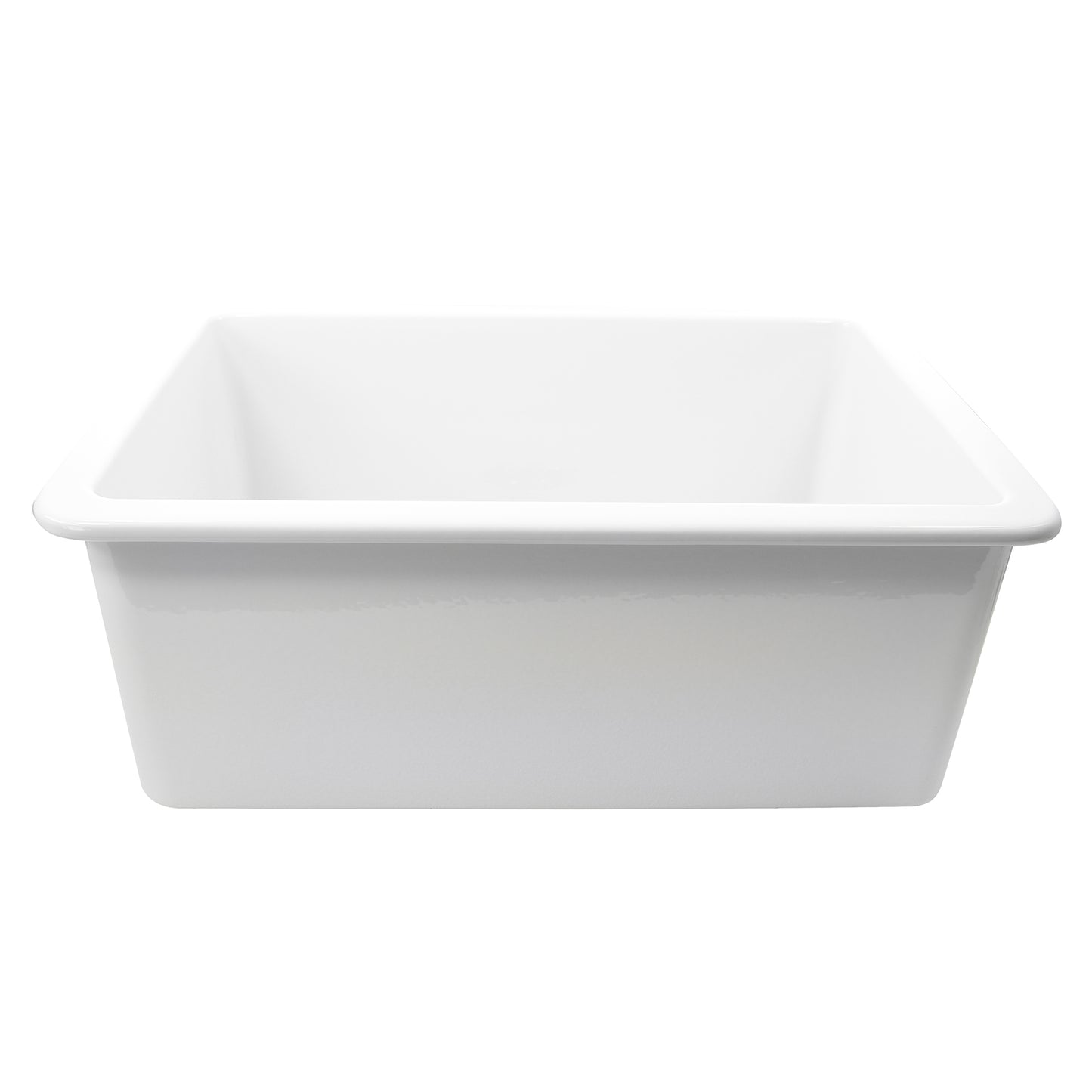 Nantucket Wellfleet-2719W 27-inch white fireclay kitchen sink, view 5