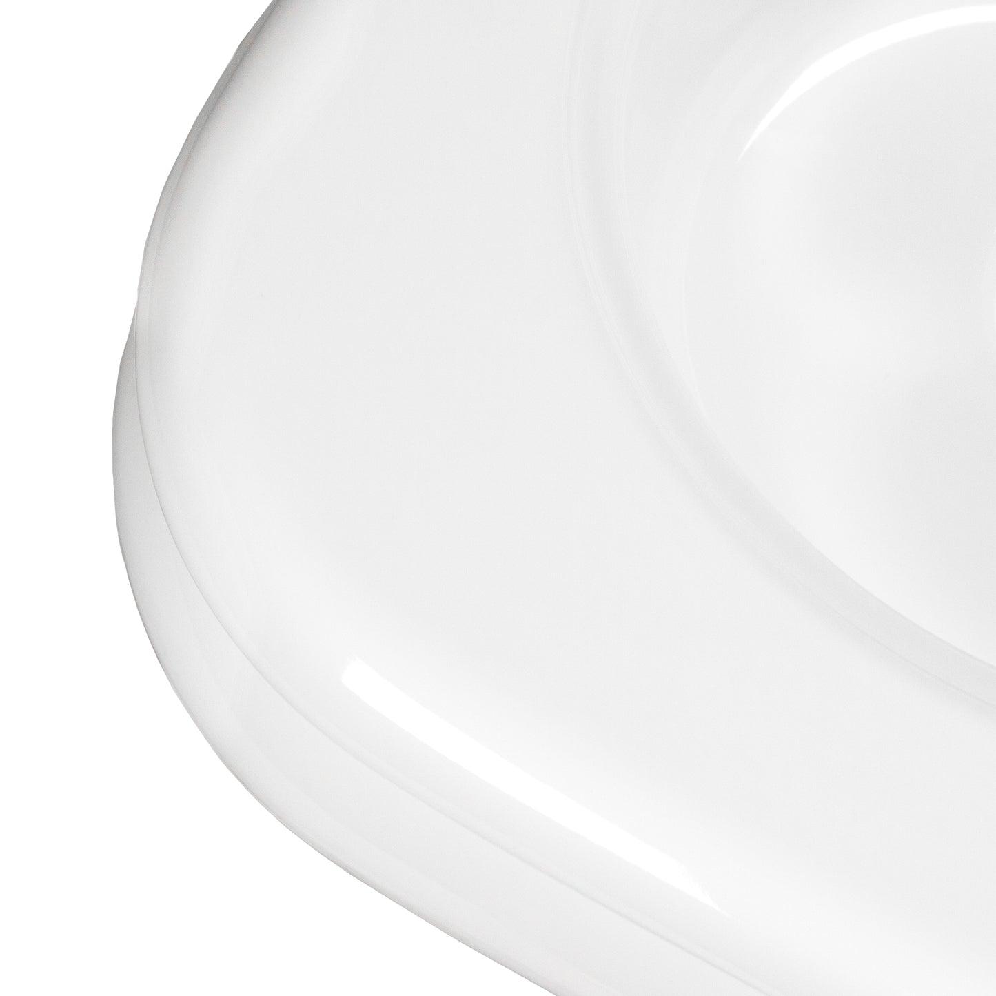 Nantucket NS-VCDMCD165-WW Victorian fireclay bathroom sink, view 7
