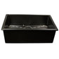 Nantucket Orleans3018-MB matte black fireclay sink, view 6