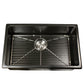 Nantucket Orleans3018-MB 30-inch matte black fireclay kitchen sink