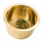 Nantucket RS15-UB round hammered brass bar sink