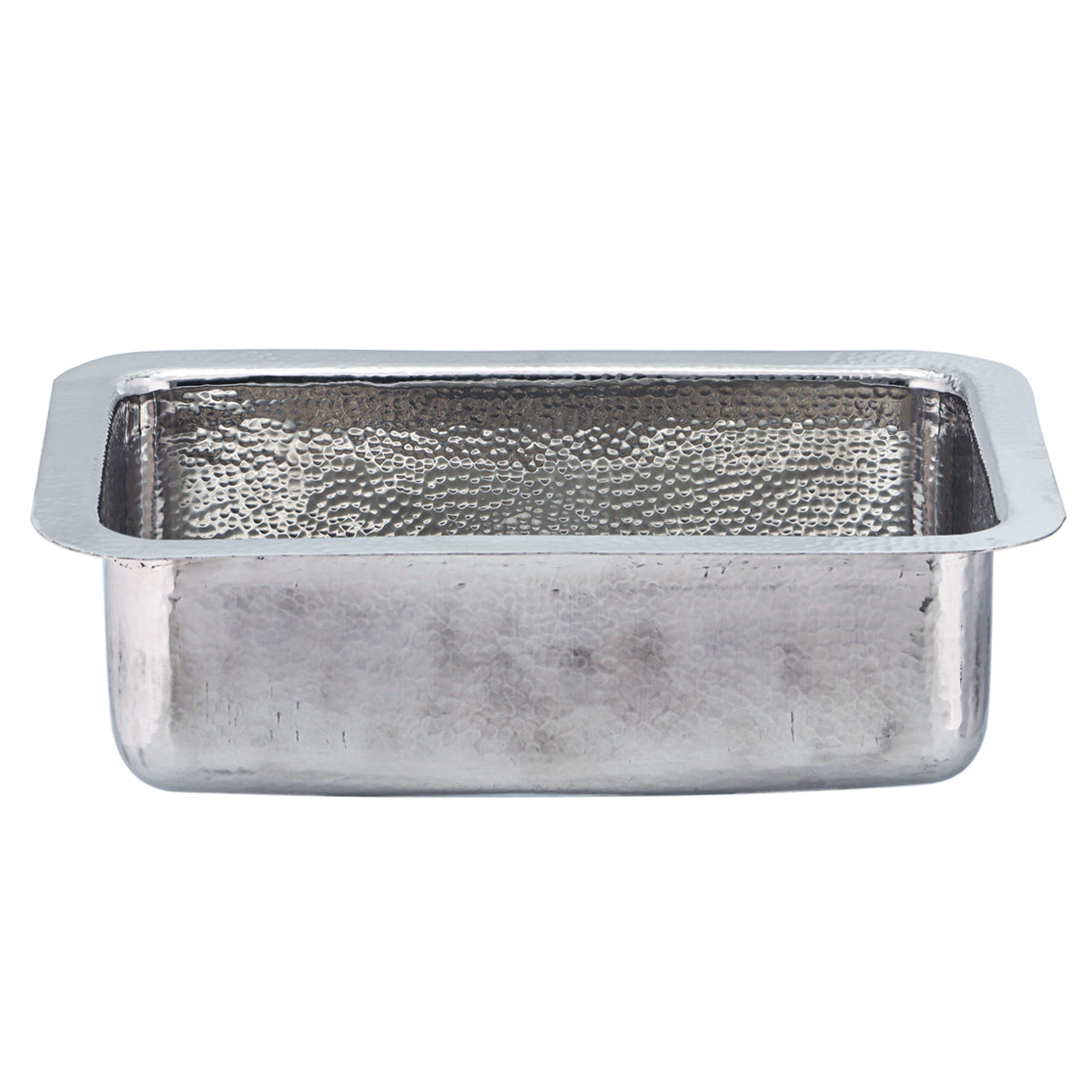 Nantucket RES2014 hand-hammered stainless steel bar sink, view 3