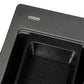 Nantucket PR3322PS-BL black granite workstation sink, view 7