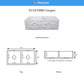 Nantucket FCFS3318D-Grapes fireclay sink, view 13