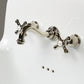 Nantucket Victorian bathroom faucet, polished nickel, view 4