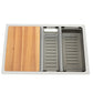 Nantucket PR3019PS-W white granite workstation sink, view 4