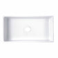 Nantucket T-FCFSRD36 36-inch white fireclay farmhouse sink, view 3