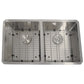 Nantucket SR3219-DE-16 double bowl stainless steel sink