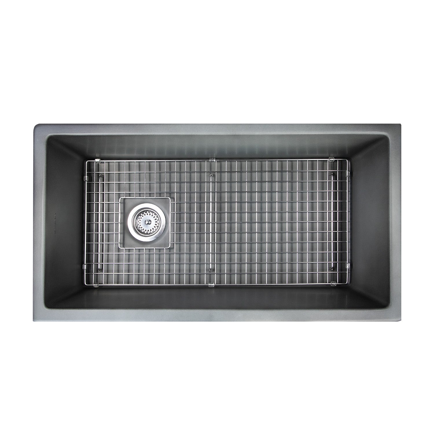 Nantucket FCFS3320CA-W fireclay sink, view 7