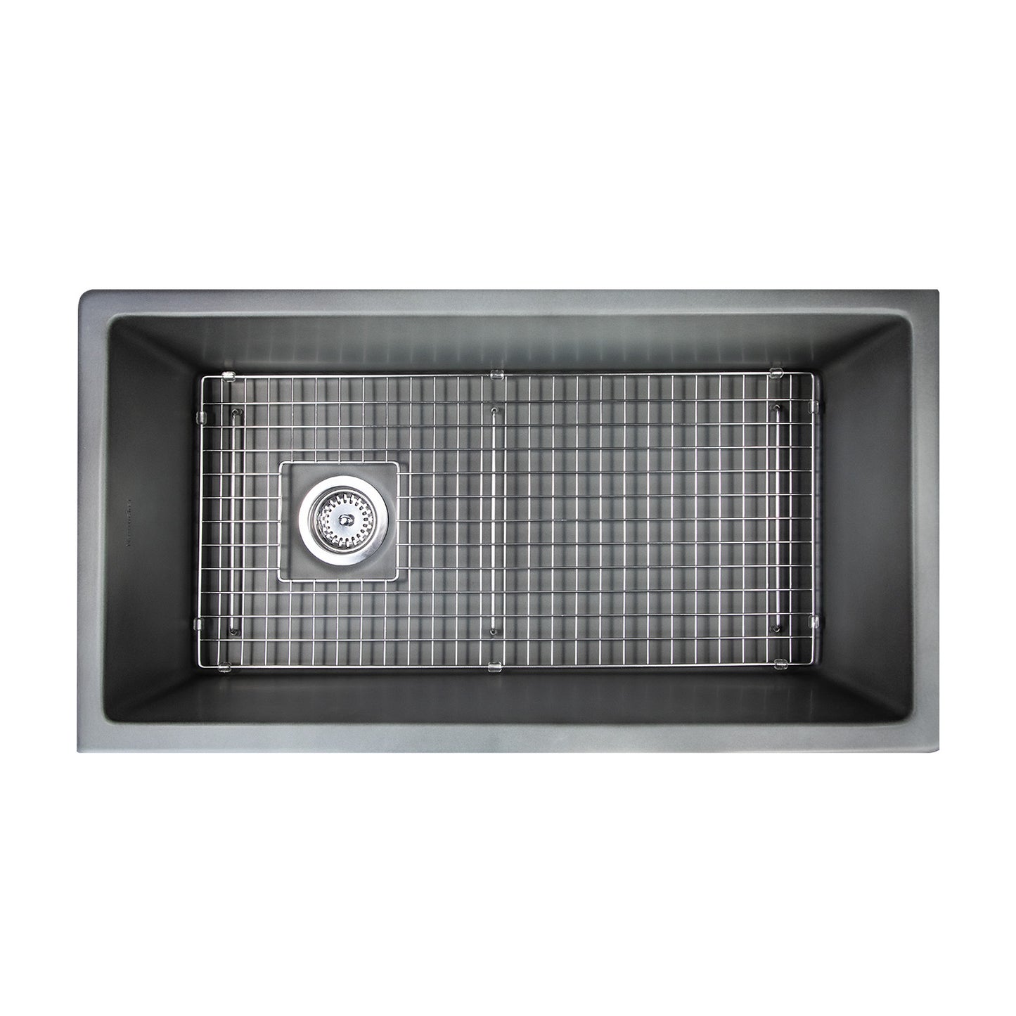Nantucket FCFS3320CA-W fireclay sink, view 7