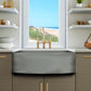 Nantucket FCFS3320CA-C concrete fireclay sink, view 6