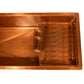 Nantucket STEPPE3918-HC copper sink, view 6