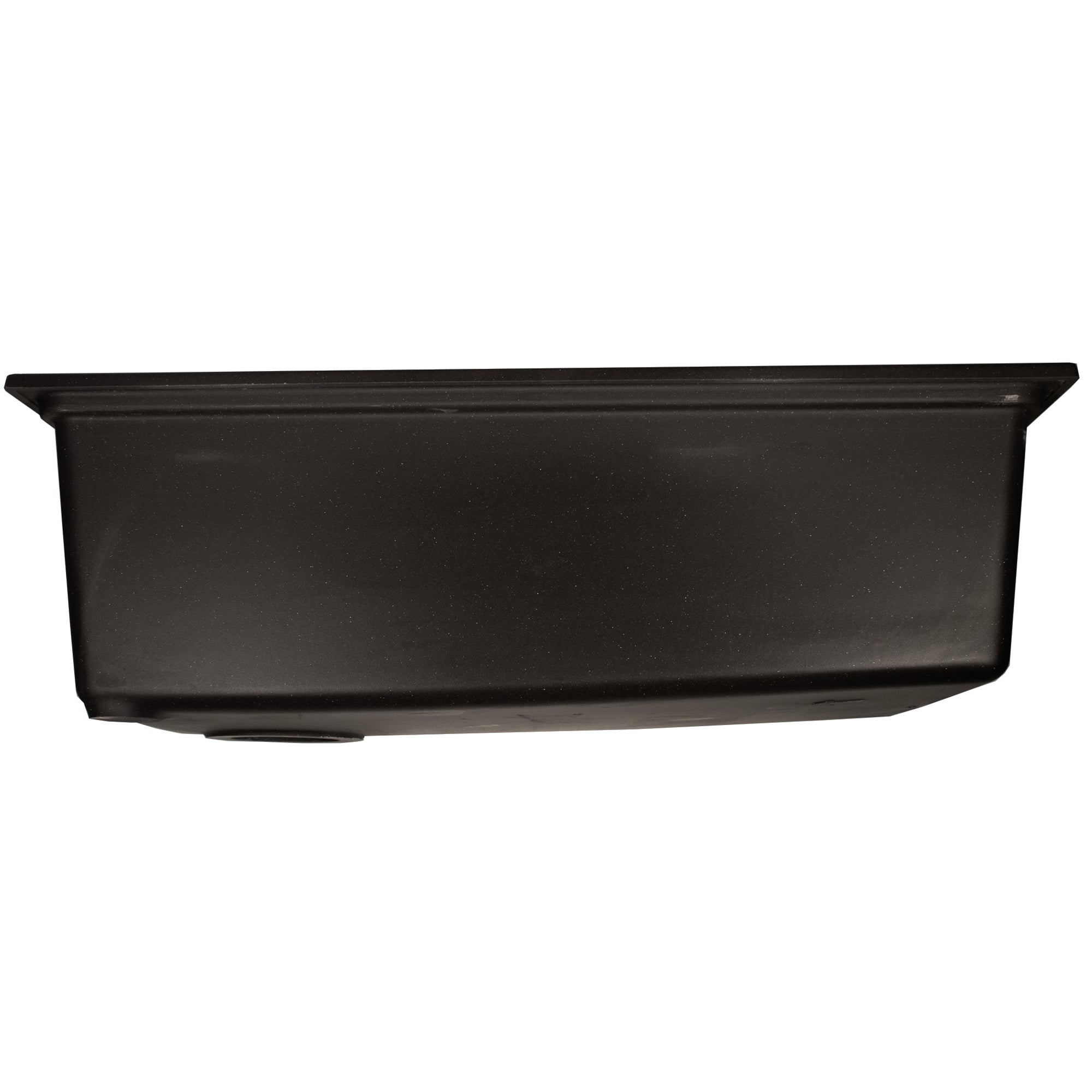 Nantucket PR3019PS-BL black granite workstation sink, view 9