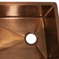 Nantucket STEPPE3918-SMC smooth copper sink, view 7