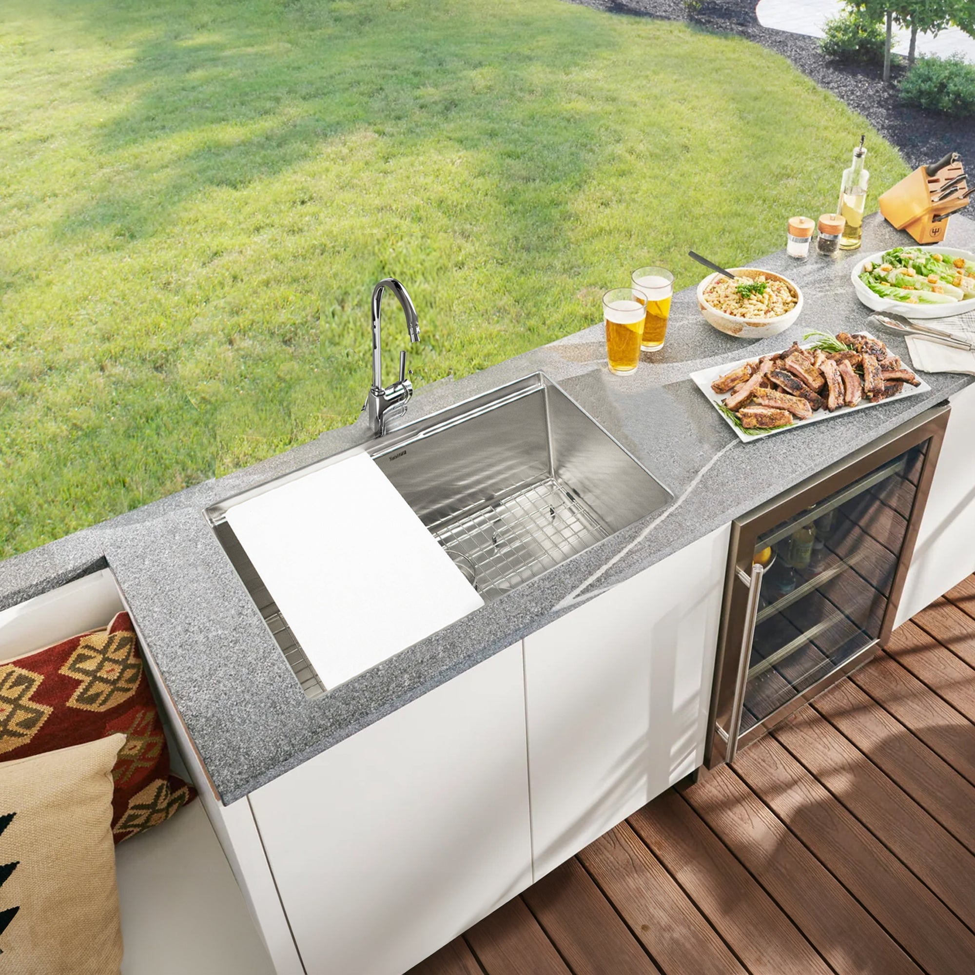 Nantucket AW-PS-3219-16 outdoor sink, view 12