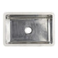 Thompson Villa 30" Hammered Stainless Steel Kitchen Sink - KSU-3020HSS