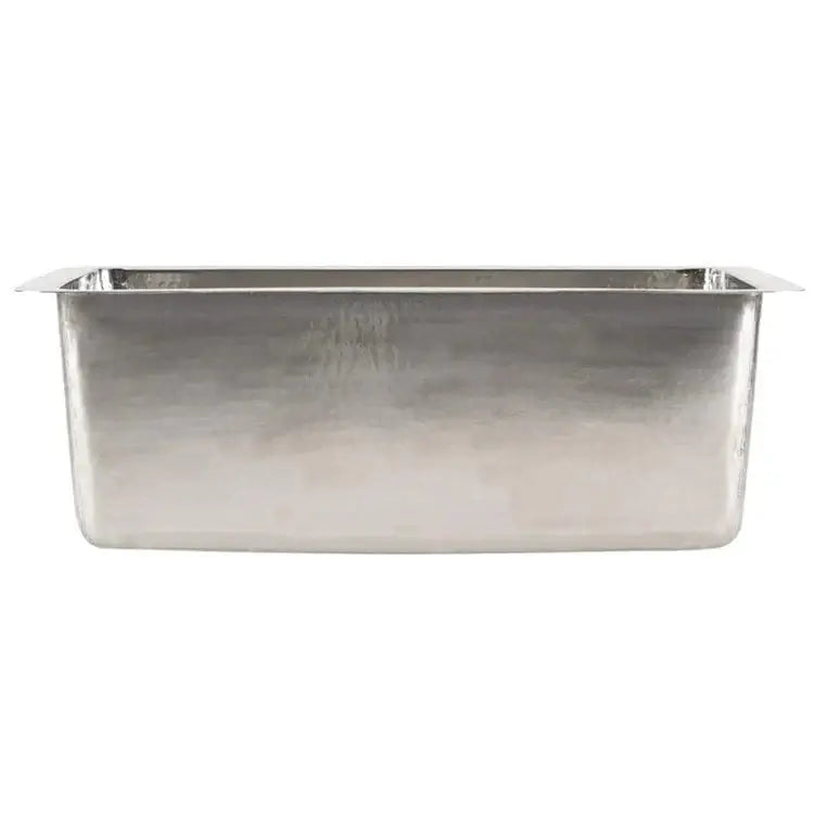 Thompson Villa 30" Hammered Stainless Steel Single Bowl Kitchen Sink - KSU-3020HSS showcasing seamless design and premium construction.