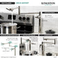 Kingston Brass KS4703CML Manhattan Deck Mount Pot Filler Faucet, Antique Brass with foldable swing arms