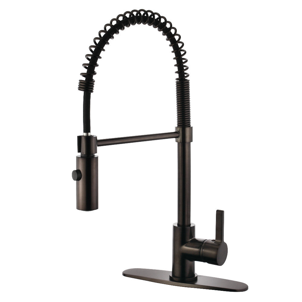 Kingston Brass LS877CTLAB Continental Pre-Rinse Kitchen Faucet
