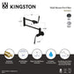 Kingston Brass KS4108ZL Silver Sage Wall Mount Pot Filler Faucet, Brushed Nickel details with dimensions and features.