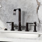Kingston KS8257DKLBS Kaiser Bridge Kitchen Faucet with Brass Sprayer, Brushed Brass on marble countertop