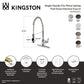 Gourmetier GSY8894ACL American Classic Single-Handle Deck-Mount Pre-Rinse Kitchen Faucet, Black Stainless specifications and features.