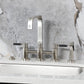 Kingston KS8257DKLBS Kaiser Bridge Kitchen Faucet with Brass Sprayer, Brushed Brass on a stylish countertop.
