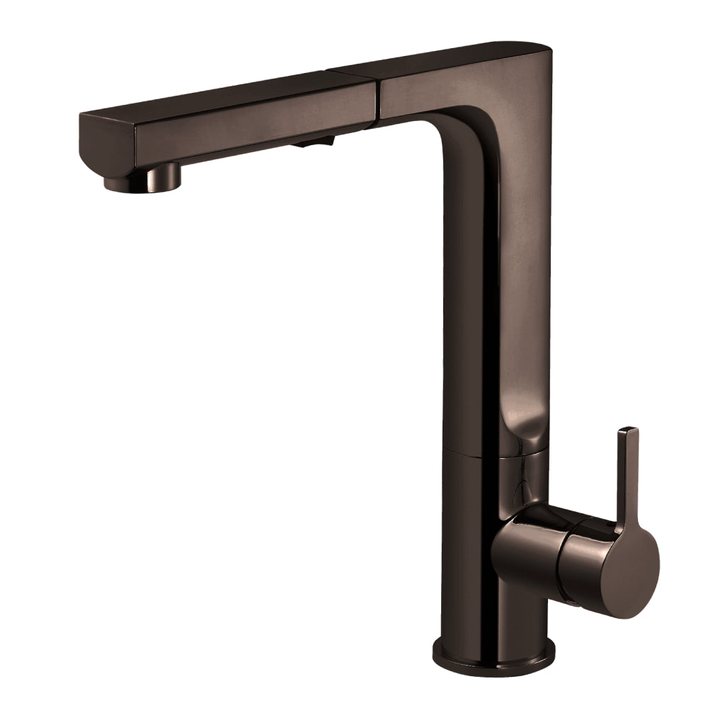 HOUZER ASCEND Oil Rubbed Bronze Single Handle Pull-Out Kitchen Faucet - ASCPO-460-OB