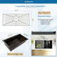 Nantucket 34" White Granite Composite Nano Workstation Undermount Kitchen Sink - PR3419-W-UM