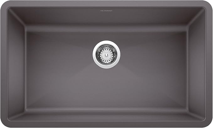 Blanco Silgranit Super Single 32"  kitchen sink in Cinder -variant swatch