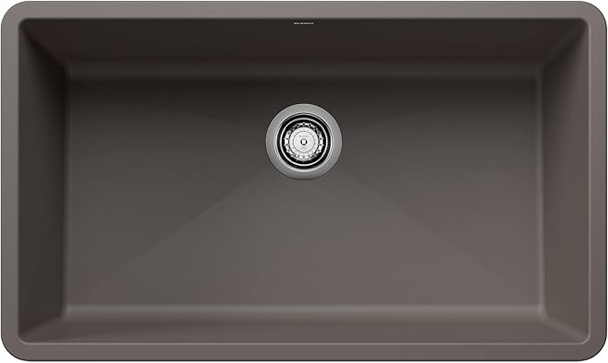 Blanco Silgranit Super Single 32"  kitchen sink in Volcano Gray - variant swatch