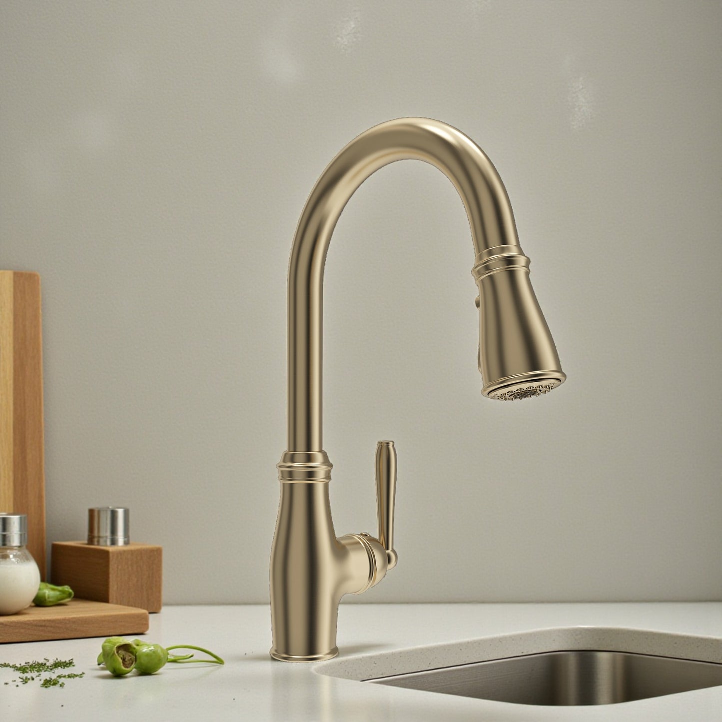 BOCCHI BELSENA 2.0 Pull-Down Kitchen Faucet
