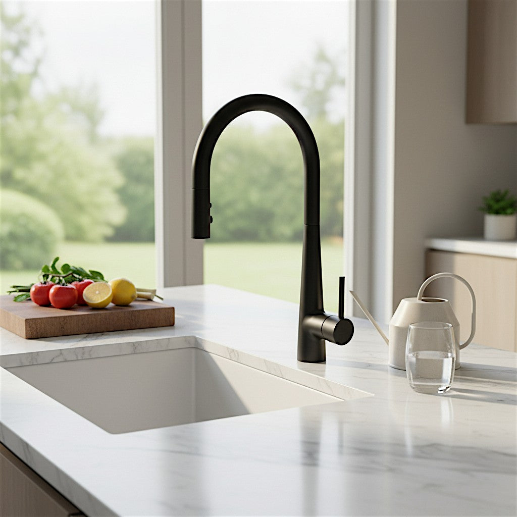 BOCCHI LUGANO 2.0 Pull-Down Kitchen Faucet