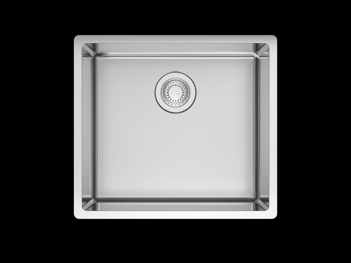 Franke Cube 19.56-in. x 17.75-in. 18 Gauge Stainless Steel Undermount Single Bowl Kitchen Sink - CUX11019