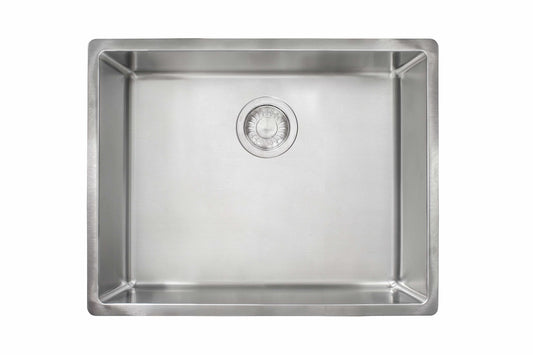Franke Cube 24.5-in. x 17.6-in. 18 Gauge Stainless Steel Undermount Single Bowl Kitchen Sink - CUX11023