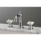 KINGSTON Brass Fauceture American Classic Widespread Bathroom Faucet - Polished Chrome