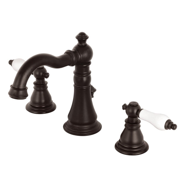 KINGSTON Brass Fauceture American Patriot Widespread Bathroom Faucet - Oil Rubbed Bronze