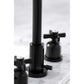 KINGSTON Brass Fauceture Millennium Widespread Bathroom Faucet - Matte Black