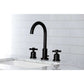 KINGSTON Brass Fauceture Millennium Widespread Bathroom Faucet - Matte Black