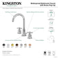 KINGSTON Brass Fauceture Millennium Widespread Bathroom Faucet - Brushed Brass