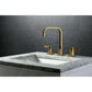 KINGSTON Brass Fauceture NuvoFusion Widespread Bathroom Faucet - Polished Brass