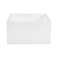 KINGSTON Brass Gourmetier 15" Solid Surface Single Bowl Bar Sink - Matte White