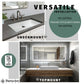 Nantucket Rectangle White Glacierstone Sink - NS-GSTR36