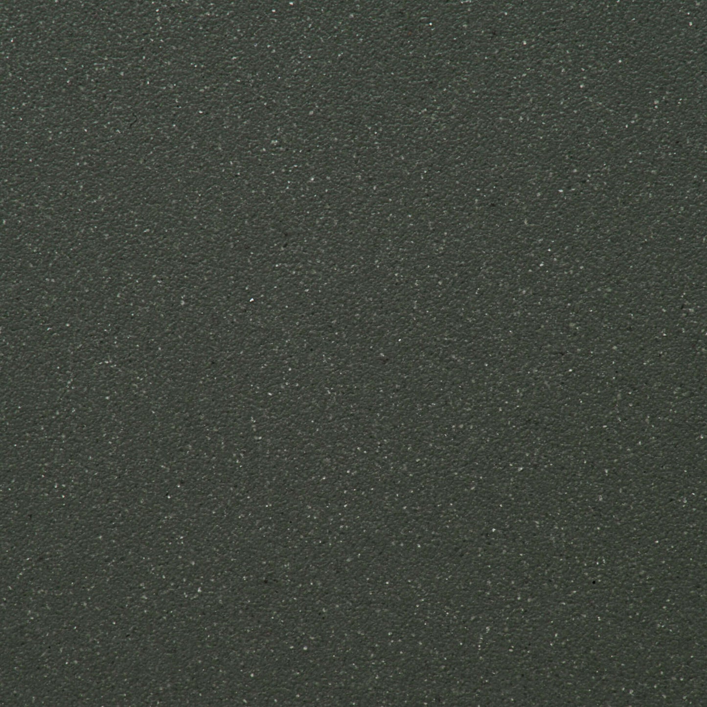 Close-up of Juniper Green granite texture with a smooth finish and subtle glittery flecks.