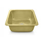 Thompson Rivera hand-hammered semi-satin brass bar and prep sink KPU-1715HPB, side view