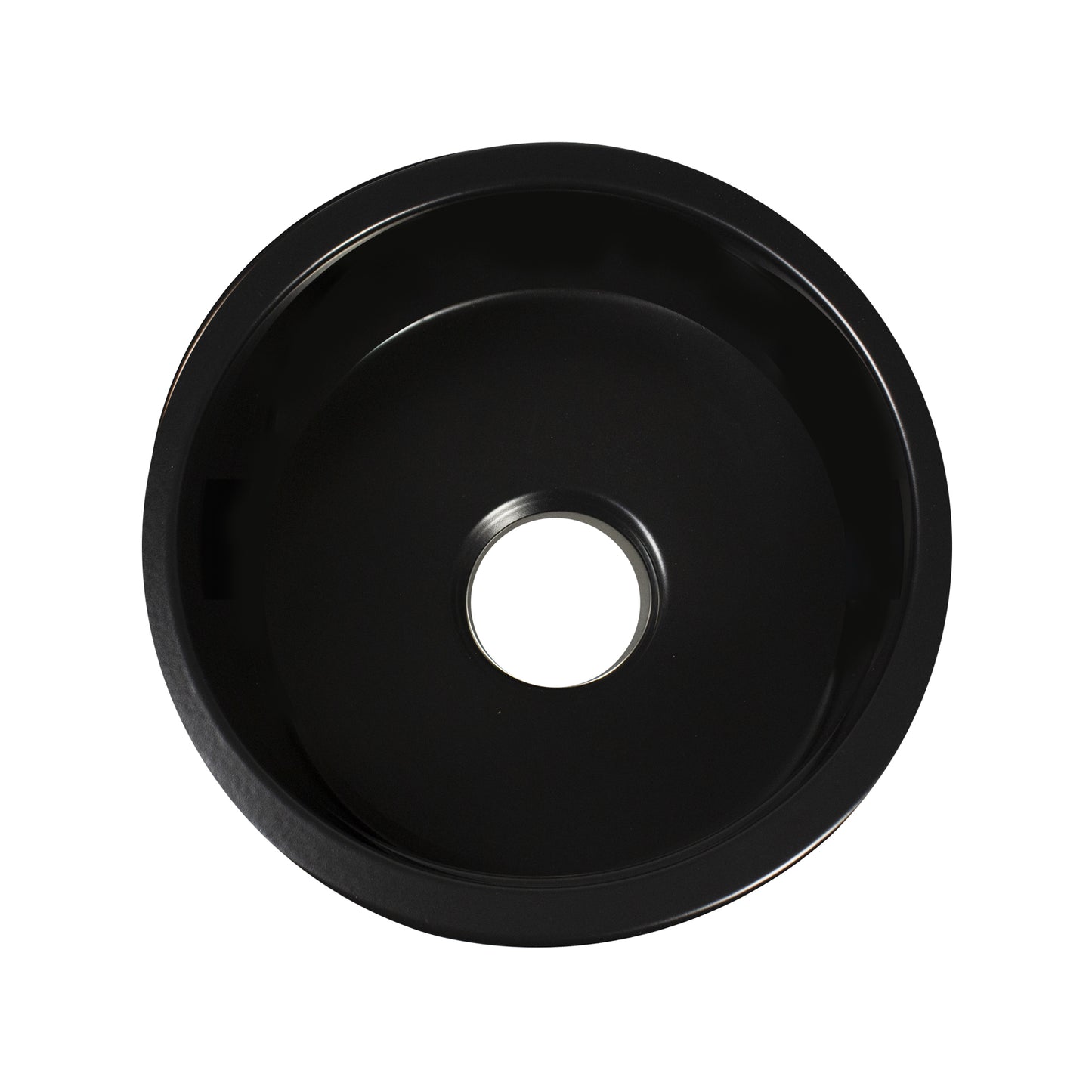 Nantucket Hyannis-18MB 18-inch matte black round fireclay bar-prep sink