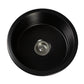 Nantucket Hyannis-18MB 18-inch matte black round fireclay bar-prep sink, view 3