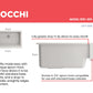 BOCCHI NUOVA 34" Single Bowl Kitchen Sink with Protective Bottom Grid and Strainer