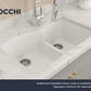 BOCCHI CAMPINO DUO 33" Dual Mount 60/40 Double Bowl Granite Kitchen Sink with Strainers