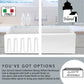 Nantucket 33" Reversible Italian Fireclay Farmhouse Sink - ISFCW33x18SO